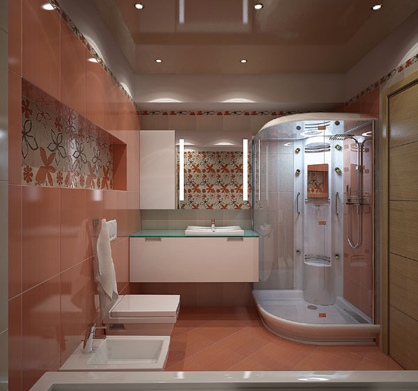 Дизайн-проект ванной комнаты. АФ-студия. Новосибирск. Архитектор Фаткин Иван