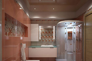 Дизайн-проект ванной комнаты. АФ-студия