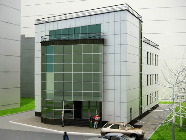 Проект реконструкции административного здания под филиал банка. АПМ–Сайт
