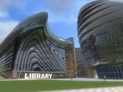 Конкурсный проект на здание Национальной библиотеки в Лондоне