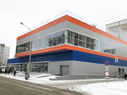 Магазин смешанных товаров с подземной автостоянкой по ул. Новосибирская