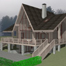 Проект деревянного жилого дома «Сибирь»