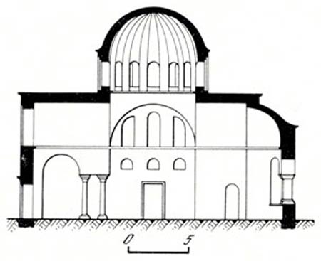 Византийская архитектура. Церковь в Вира (восточная Фракия), 1152 г