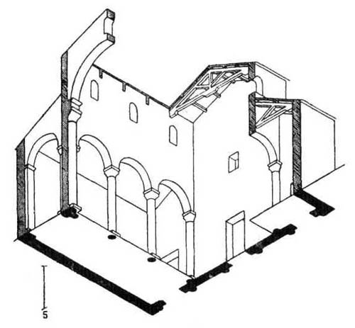 Церкви латинского Запада. Церковь в форме базилики. Церковь Сан-Миниато (XI в.)