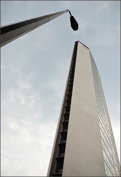 Джо Понти. Gio Ponti. Pirelli Tower, Milan, 1956