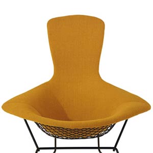 Гарри Бертойя. Bertoia Collection High back chair. 1952