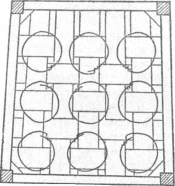 Подбор и крепление пружин для мягкой мебели: Установка пружин в три ряда