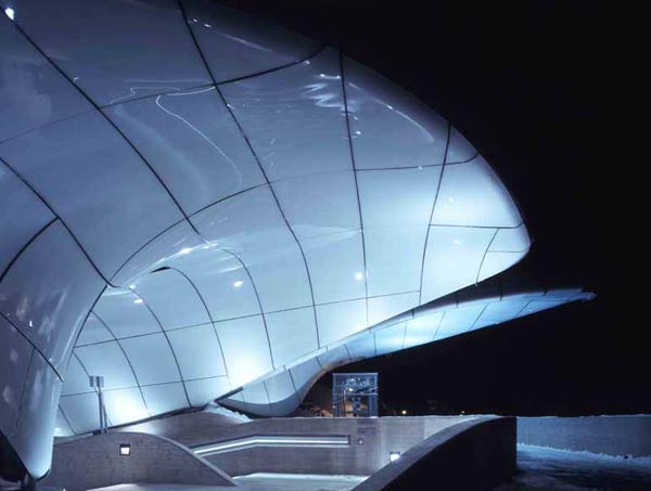 Заха Хадид (Zaha Hadid Architects): Nordpark Cable Railway (Nordkettenbahn), Innsbruck, Austria (Станция канатной дороги, Инсбрук, Австрия), 2004—2007