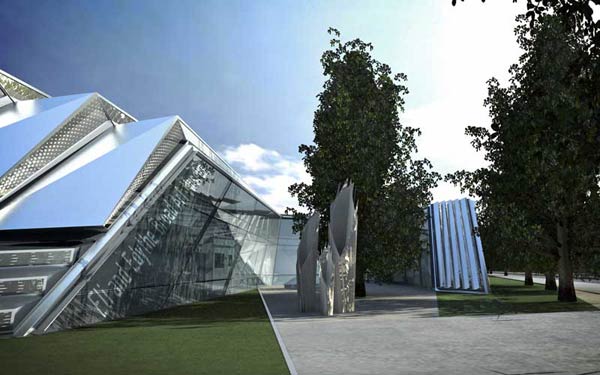 Заха Хадид (Zaha Hadid Architects): Eli and Edythe Broad Art Museum, Michigan State University, USA (Музей искусства Мичиганского университета Эли и Эдит Брод, Мичиган, США), 2007—