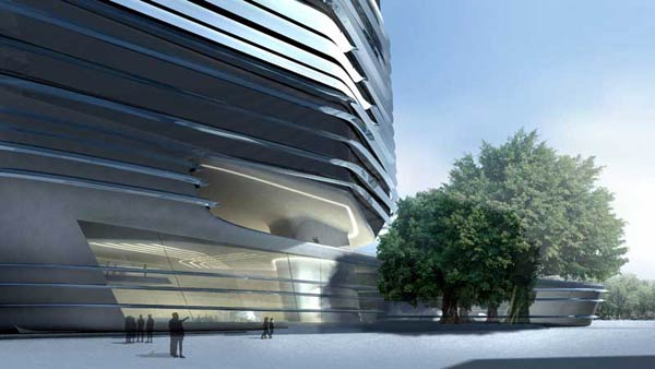 Заха Хадид (Zaha Hadid Architects): Innovation Tower, School of Design Development, Hong Kong Polytechnic University (PolyU), Hong Kong, 2007—2011