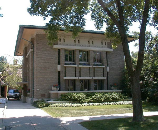 Фрэнк Ллойд Райт (Frank Lloyd Wright): Frederick C. Bogk House, Milwaukee, Wisconsin (Дом Фредерика Бока, Милуоки, Висконсин ), 1916