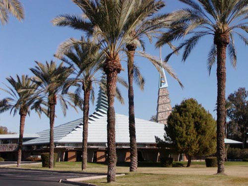 Фрэнк Ллойд Райт (Frank Lloyd Wright): First Christian Church, Phoenix, Arizona (Первая Христианская церковь, Феникс, Аризона ), 1950—1970