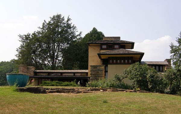 Органическая архитектура: Фрэнк Ллойд Райт (Frank Lloyd Wright): Taliesin III, Spring Green, Wisconsin (Тейлизин III, Спринг-Грин, Висконсин), 1925