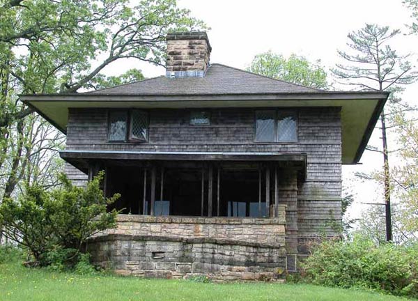 Органическая архитектура: Фрэнк Ллойд Райт (Frank Lloyd Wright): Tan-Y-Deri (Andrew T. Porter House), Spring Green, Wisconsin (Дом Эндрю Портера, Хиллсайд, Спринг-Грин, Висконсин ), 1907