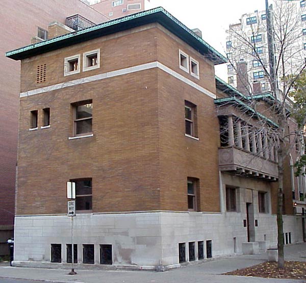 Фрэнк Ллойд Райт (Frank Lloyd Wright): James A. Charnley House, Chicago, Illinois (Дом Джеймса Чарнли, Чикаго, Иллинойс), 1891—1892