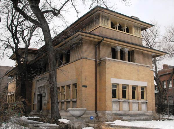 Фрэнк Ллойд Райт (Frank Lloyd Wright): Isidore H. Heller House, Chicago, Illinois (Дом Айседоры Геллер, Чикаго, Иллинойс ), 1896—1897