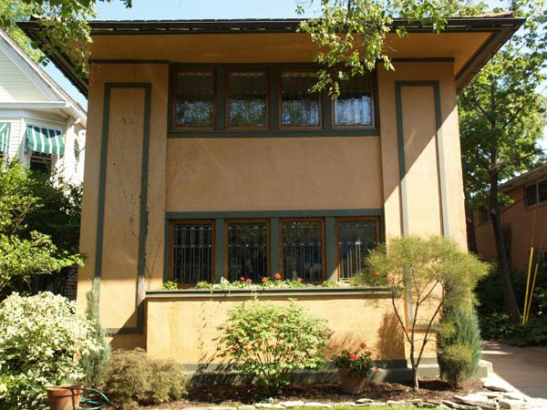 Органическая архитектура: Фрэнк Ллойд Райт (Frank Lloyd Wright): Darwin D. Martin Gardener’s Cottage, Buffalo, New York (Оранжерея Д.Д Мартина, Буффало, Нью-Йорк), 1905—1909