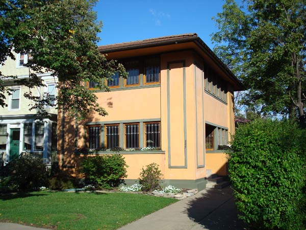 Органическая архитектура: Фрэнк Ллойд Райт (Frank Lloyd Wright): Darwin D. Martin Gardener’s Cottage, Buffalo, New York (Оранжерея Д.Д Мартина, Буффало, Нью-Йорк), 1905—1909