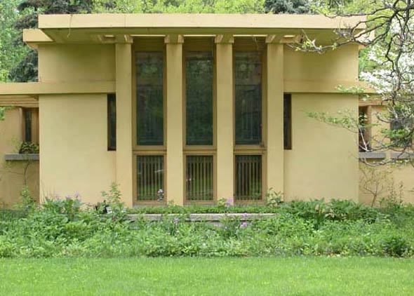Органическая архитектура: Фрэнк Ллойд Райт (Frank Lloyd Wright): Avery Coonley Playhouse, Riverside, Illinois (Дом для игр Эйвери Кунли, Риверсайд, Иллинойс), 191