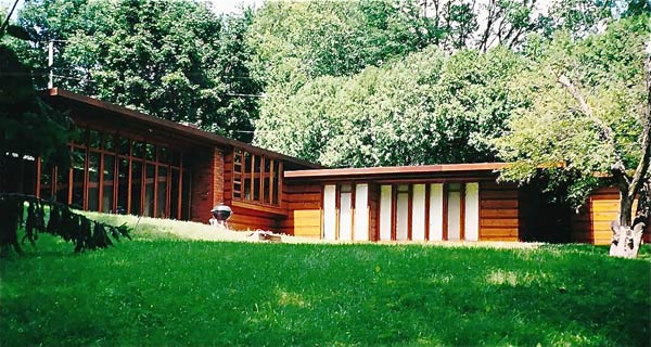 Органическая архитектура: Фрэнк Ллойд Райт (Frank Lloyd Wright): Herbert Jacobs House I, Madison, Wisconsin (Дом Герберта Джекобса, Мэдисон, Висконсин), 1936—1937