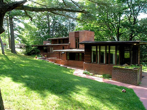 Фрэнк Ллойд Райт (Frank Lloyd Wright): Charles L. Manson House, Wausau, Wisconsin (Дом Чарлза Л. Мэнсона, Ваузау, Висконсин), 1938—1941