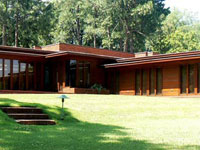 Фрэнк Ллойд Райт (Frank Lloyd Wright): Stanley Rosenbaum House, Florence, Alabama (Дом Стенли Розенбаума, Флоренс, Алабама), 1939—1940