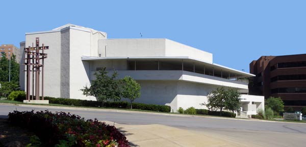 Фрэнк Ллойд Райт (Frank Lloyd Wright): Community Christian Church, Kansas City, Missouri (Объединенная церковь, Канзас-Сити, Миссури), 1940—1942
