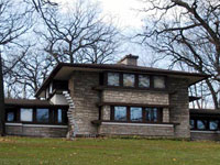 Фрэнк Ллойд Райт (Frank Lloyd Wright): Raymond W. Evans House, Chicago, Illinois (Дом Роберта В. Эванса, Чикаго, Иллинойс ), 1908