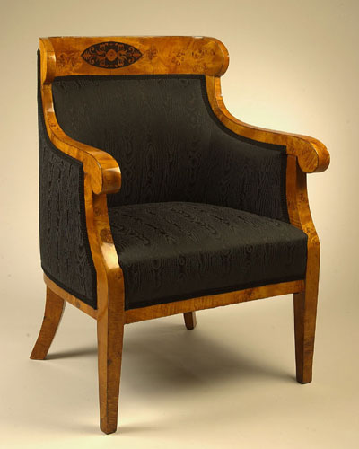Кресло в стиле бидермайер (Biedermeier). Австрия, 1820 г
