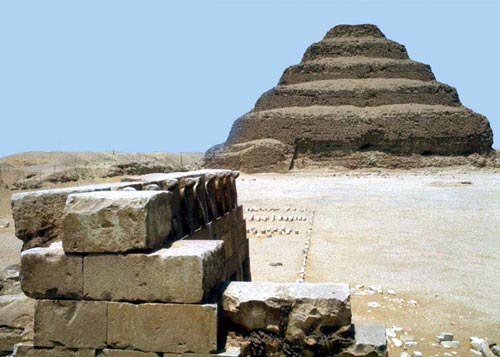 Пирамида Джосера. Египет 