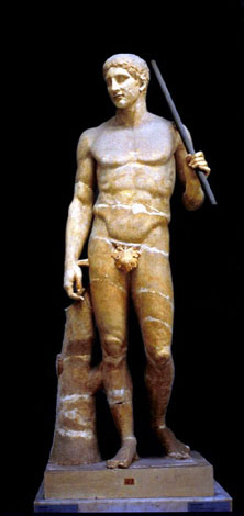 Дорифор. Римская копия скульптуры Поликтета 