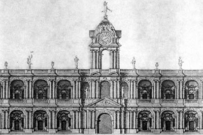 Проект Большого Гостиного двора. 1757 год 