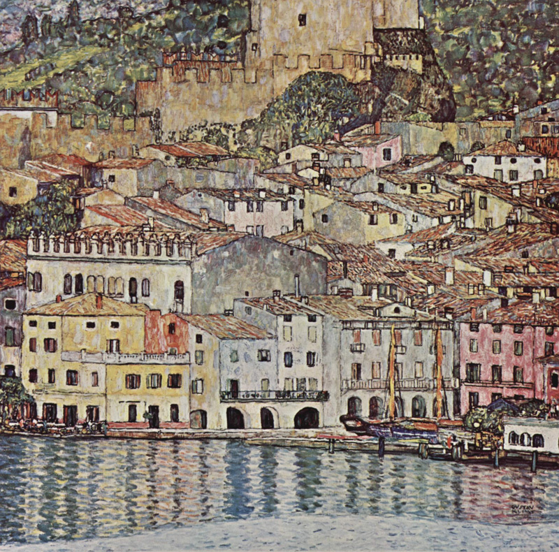 Густав Климт. Gustav Klimt. Malcesine sul Garda-1913 
