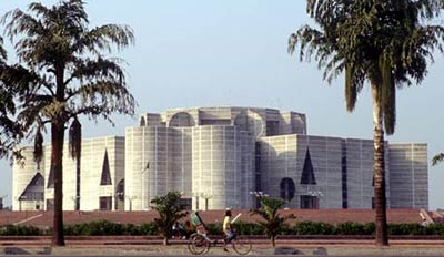 Здание парламента, Бангладеш, архитектор Луис Кан (Louis Kahn) Bangladesh Parliament Building 
