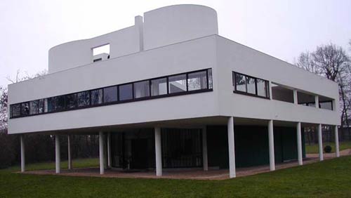Вилла Савой,Le Corbusier, 1928, France