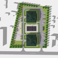 Эскизный проект двухэтажного десятиквартирного жилого дома. Архитектор: Сергей Косинов