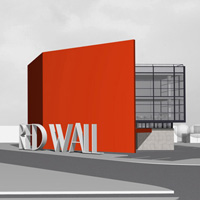 Концептуальный проект общественного здания «RED WALL»
