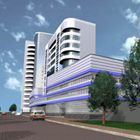 Проект гостиничного комплекса «Север». Новосибирск