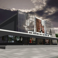 Проект реконструкции фасадов кинотеатра «Космос»