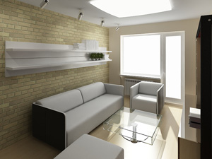 Проект интерьера 2-х комнатной квартиры (2). АФ-студия