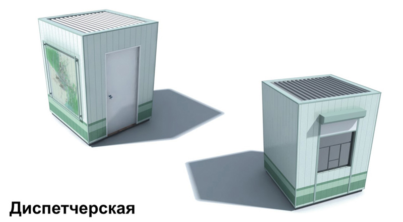 Проект модульного павильона. Проектная мастерская АПМ-сайт. Новосибирск