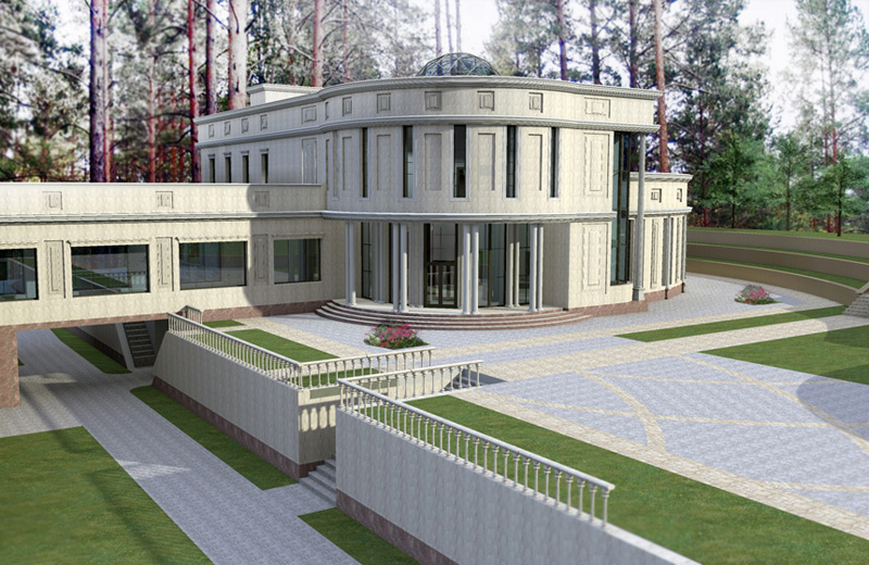 Реконструкция здания Гостевого корпуса в Заельцовском районе г. Новосибирска. Проектная организация: «АкадемСтрой»