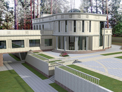 Реконструкция здания Гостевого корпуса в Заельцовском районе г. Новосибирска 