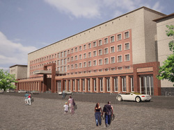 Реконструкция здания Сибирского Университета потребительской кооперации. Новосибирск