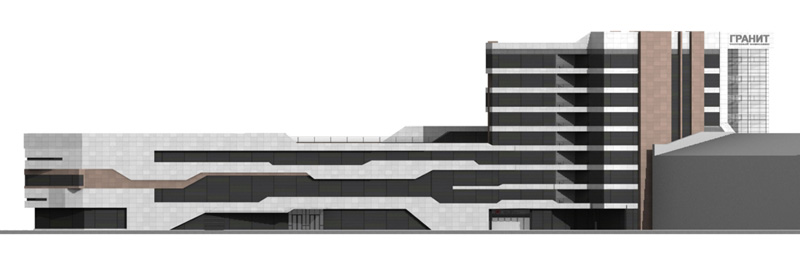 Проект торгового комплекса «Гранит». Архитектурно-планировочная мастерская «АрхиГрад»