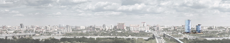 Архитектурная концепция культурного центра Владимира Высоцкого в Новосибирске. Архитектор: Геннадий Арбатский