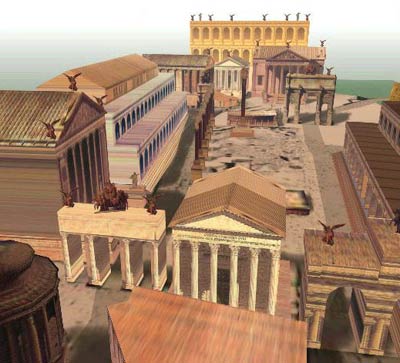 Реконструкция  Forum Romanum