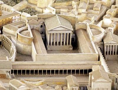 Реконструкция Храма Марса Ультора (Temple of Mars Ultor) на Форуме Августа 