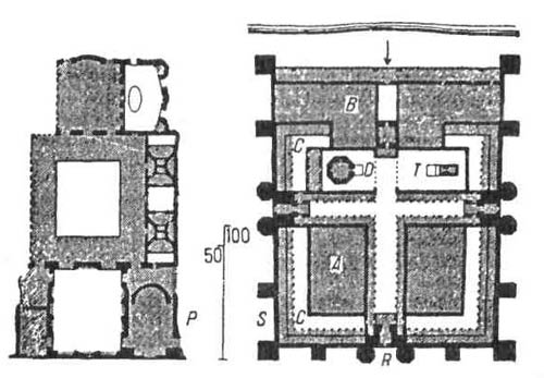 Архитектура Древнего Рима. Городской дом. Два типа императорских жилищ:  Палатина — на Западе и дворца в Спалато — на Востоке