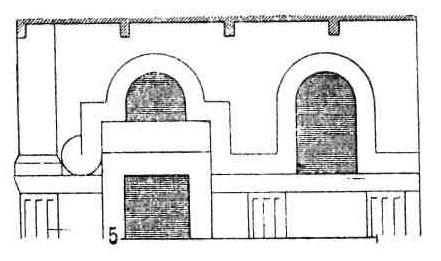 Формы в раннехристианской архитектуре. Оконные проемы. Образец сирийской декорации фасада